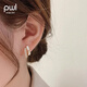 PWL shell earrings for women niche 925 sterling silver needle earrings high-end design 2025 new popular trendy autumn and winter earrings shell earrings S925 silver needle