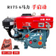 Dieselmotor Single Cylinder Changzhou wassergekühltes Full-Horse-Kraft