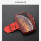 AGUACATE 2025 new sports phone arm bag for Apple 17 running phone arm bag for men and women fitness wrist bag upgraded reflective red large size MAX