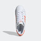 Adidas casual shoes women's shoes 2025 summer new Clover sneakers white shoes versatile low top shoes EE6202 white/orange 36 (220mm)