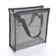 Mesh men's toiletry bag portable hand-held bath storage cosmetic bag black leaking fitness bath pocket bath bag Xiaohui (25*11*16)