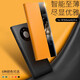Qieli Suitable for Huawei mate40pro mobile phone case mate40/40EPro protective cover layer cowhide cover smart window flip full-pack anti-fall leather case for men and women Mate40Pro/E Pro Napa cowhide [Summer Populus euphratica]