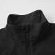Adidas jacket men's spring and autumn new stand collar business casual versatile jacket windproof jacket outdoor fitness sportswear top black JE1342 S