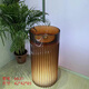 Colorful Transparent Resin Integrated Wash Basin Sinon Hotel Club Art Basin Crystal Colmn Basin Floor Washing Tableau 6623 (plusieurs couleurs à choisir)