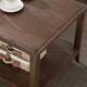 
Womu Solid wood tea table, solid wood tea table and chair combination, new Chinese-style multi-functional tea table, 0.8 meters tea table ([FS-701-03 new]