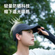 牧高笛（MOBIGARDEN）鸭舌帽 户外遮阳帽子男棒球帽女防晒太阳帽 NX23208001 夜幕黑