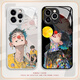 Meiling Beautiful Apple 15 Free Little Boy Mobile Case iPhone14promax Clown 13pro Sense 12mini Glass 11 New X Mrendy Brand 8plus Personality XR Internet Celebrity XS, подходящие для 7 15816 Liquid-Rose Pink Iphone 15 Plus Plus