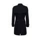 Burberry Kensington Serie Herren Black Pure Pure Cotton Mid Lenge Windbreaker Burw3894bckbr04800 50