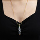 DL 1998 Fat Donglai same style universal buckle 18k gold Dzi beads vertical wear special buckle Dzi beads pendant empty support accessories gold