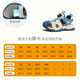 Jeep children's toe-toe sandals boys lightweight breathable casual shoes 2025 girls summer hollow anti-slip beach shoes white/blue 29 shoe inner length approximately 18.4cm