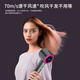 OMUONE high-speed hair dryer household high-power hair care does not damage hair negative ions barber shop professional noise reduction hairdryer salon quick-drying student dormitory gift box for girlfriend birthday Elegant gray 3 meters long line haircut version gift box