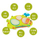 Bile (B.) Bile toy Rap frog electronic drum toy hand-eye coordination training percussion instrument hand-pat frog drum gift frog drum + sticky target ball big mouth frog