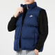 Nike (NIKE) cotton jacket men's autumn new outdoor running suit windproof and warm vest vest jacket FB7374-410 Navy Blue XL