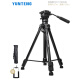 Yunteng (Yunteng) VT-8008 Upgrade Version 998 Micro-Film Professional Large Stative Gimbal SGR-Kamera Tripod 880 Stativ (Metall-Vertikaler Schuss Quick-Loading-Platte)