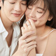 Fanci Fan Qi's love silver couple ring opens the ring to express love, propose, birthday, express love, gift to girlfriend
