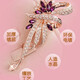 Dabuliu Brooch Women's Exquisite Rhinestone Suit Temperament Light Luxury Versatile 2026 with Golden Tango Flower Brooch