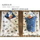 Disney brand newborn baby pure cotton quilt, mattress and pillow three-piece set for spring, autumn and winter, soft quilt and bedding, Mickey AB fully washed silk cotton three-piece set 100*100--55*100