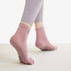 Keep Five Finger Yoga Socks Non-Slip Professional Pilates Class Thin Fitness Beginner Silicone Breathable 1 Pair Strap Style - Pink One Size