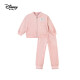 Disney Disney Children's Clothing Children's Girls Fashion Baseball Crystal Velvet Suit Thick Warm Jacket and Pants Two-piece Set 2020 Autumn and Winter DB031TE15 Orange Pink 120cm