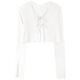 VEOX cardigan shawl for women early autumn blouse with thin hot girls wearing small coats and spring fragrance 9913 black 2XL 136-160Jin[Jin equals 0.5 kg][High quality]