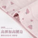 Langsha women's underwear pure cotton girls underwear mid-waist triangle shorts young pink cute campus style cotton crotch pink rose XL (waist 2.3-2.5 feet/105-120Jin [Jin equals 0.5 kg])