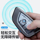 Wo Ting is suitable for BMW car x5 key cover 5 series 530 car x3x7x1 men's 3 series i3 shell 7 series alloy shell key buckle A-gun color + button model (with metal buckle)