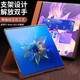 
Magic Rock is suitable for Huawei matexs2 mobile phone case head layer genuine leather flip Huawei Xs2 folding screen crocodile pattern full-inclusive anti-fall leather case high-end business men [Business black] crocodile pattern flip