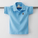 Jungen T-Shirt Kurzärärmelte Kinder-Sommer-Revers-Polo-Hemd Kinderkleidung 2024 neuer Stil mit mittlerem Stil mit mittlerem Kinderbaby halbärmelig.
