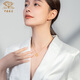 Chinese jewelry birthday commemorative gift gold pendant necklace for men and women 999 pure gold Mobius set chain
