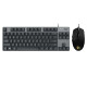 罗技 K835+G102二代有线电竞游戏键盘鼠标套装 84键TTC轴机械键盘宏编程游戏鼠标套装 K835黑色红轴+G102黑色