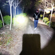 Xihuang (Xihuang) Superheller 9900 großer Kapazität Starker leichter Ladelicht Scheinwerfer Outdoor LED FISHING ERE ERE LANGE-RANGE SEECKLIGHT LICHT WUJI LICHT ALTENDE Himmel schwarz zwölf Lithiumbatterie P50 Lampe Perle Weißes Licht weiß Licht