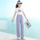 Youyou 1 point Girls Summer Summer Children's Summer Nouvelle fille à la mode pour enfants moyens de taille moyenne sport