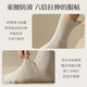 FitonTon6 pair of socks men's spring and summer 10A antibacterial cotton socks solid color casual mid-tube socks sweat-absorbing and odor-proof basketball hoops men's socks
