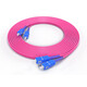 Huihong Times 10 Gigabit Multimode Faser Jumper LC-SC-FC 10 Gigabit Om3 Om4 Dual-Core Pigtail Telecommunications Grad LSZH LSZH HALOGENFAHR-FASER FASER JUMPER SC-SC 10 GIGABIT OM3 (Rose Red) 10 Meter