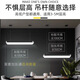 CANMEIJIA office chandelier light led strip light classroom light rectangular chandelier light modern minimalist shopping mall supermarket gym conference room office light 50W-white frame
