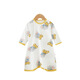 Baby Nachthemd Sommer Dünner Baby Pyjamas langärmelige reine Baumwollklimaanzug Einteilige Anti-Kick-Quilt-Quilt Nachthemd Kinder Nachthemd Tierpark 80