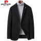 Pierre Cardin high-end autumn and winter cashmere suit men's business high-end men's casual smooth woolen suit jacket navy blue 5558 style 175 yards recommended 130Jin Jin equals 0.5kg -140Jin Jin equals 0.5kg