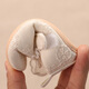 
Lamicqi Newborn rubber sole toddler shoes, four season thin pure cotton breathable baby soft sole non-slip princess shoes, baby girls shoes, lace bow, 11 cm, S size 3-6 months