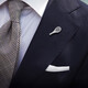 
Krafting Silver Tennis Racket Hollow Brooch High-end Collar Pin Class Class Class Class Class Men's Metal Bamboo Brooch Buckle XZ-F826 Silver Tennis Racket