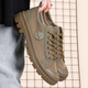 Tushilong Xia Martin Schuhe Männer schmutzige und rutschfeste leichte Baustelle Arbeit Bauarbeit Schuhe tragen resistente Arbeitschutzschuhe Freilebende Schuhe Khaki 40