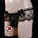 European and American men's perverted sexy lace thong men's underwear with cover, sexy transparent low waist, traceless temptation, pink, jj opening 100-160Jin Jin equals 0.5 kg