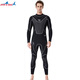 DIVE&SAIL manufacturer wholesale new 3mm wet suit men's wet one-piece warm snorkeling suit long-sleeved cold-proof surfing winter swimsuit black M