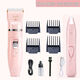 OIMG pet electric clipper dog and cat shaver Teddy Bichon Frize Beginner special dog hair clipper shaver foot hair shaver pink electric clipper plus foot hair shaver standard package 1