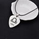 
Toto stickers, twelve constellations necklaces, guitar picks, custom-made best friend couples, titanium steel leather rope necklace, SN9928, one side, one side, one side, one side, zodiac sign - Scorpio, with stainless steel bead chain 60cm