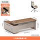 Wolin E0 level manager desk boss desk simple modern high-end president single supervisor office desk and chair combination single side cabinet-1.6m boss desk + chair