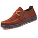 Old Beijing cloth shoes men's tendon sole non-slip casual shoes summer single shoes for dad walking fashion breathable work shoes camel 41