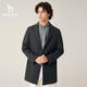 HazZYS Men's Clothing New Woolen Coat Jacket Commuter Wool Knit Coat Men's ABSZH0ADH22 Dark Gray DE M (170/92A 46)