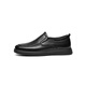 
Red Dragonfly Left Month Leather Shoes 25 Spring Soft Side Shoes Business Casual Shoes Cowhide Men's Shoes WTA15051 Black 39