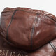 Hengyuanxiang Ziegenlederfell einteilige Männer mit echter Lederjacke für Herren silberne Ball grau Nerz Innerer Deckel Marten einteiliger kurzer Reißverschluss mit Kapuze Winter Brown L.