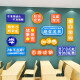 Ouoety Hualongding College -Aufnahmeprüfung Inspirierende Wall Aufkleber College -Aufnahmeprüfung Inspirierender Slogan Klassenzimmer Dekoration Kreative Junior High School X1047A Chevrolet Board 8mm klein 0m*0cm
